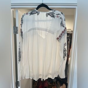 Free people detailed white blouse